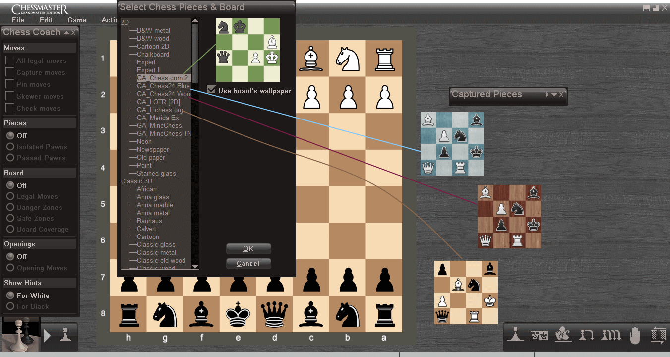 Screenshot of Chessmaster: Grandmaster Edition (Windows, 2007
