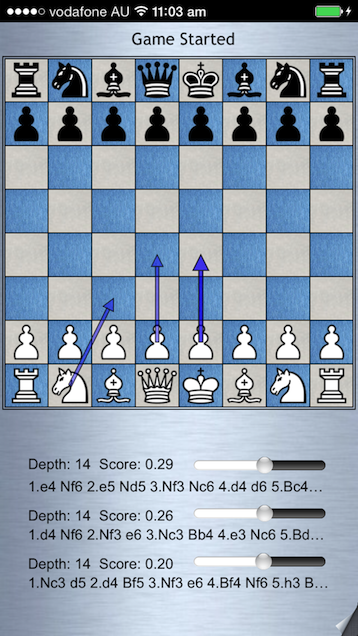 iChess - chess tactics program on Android - Large View
