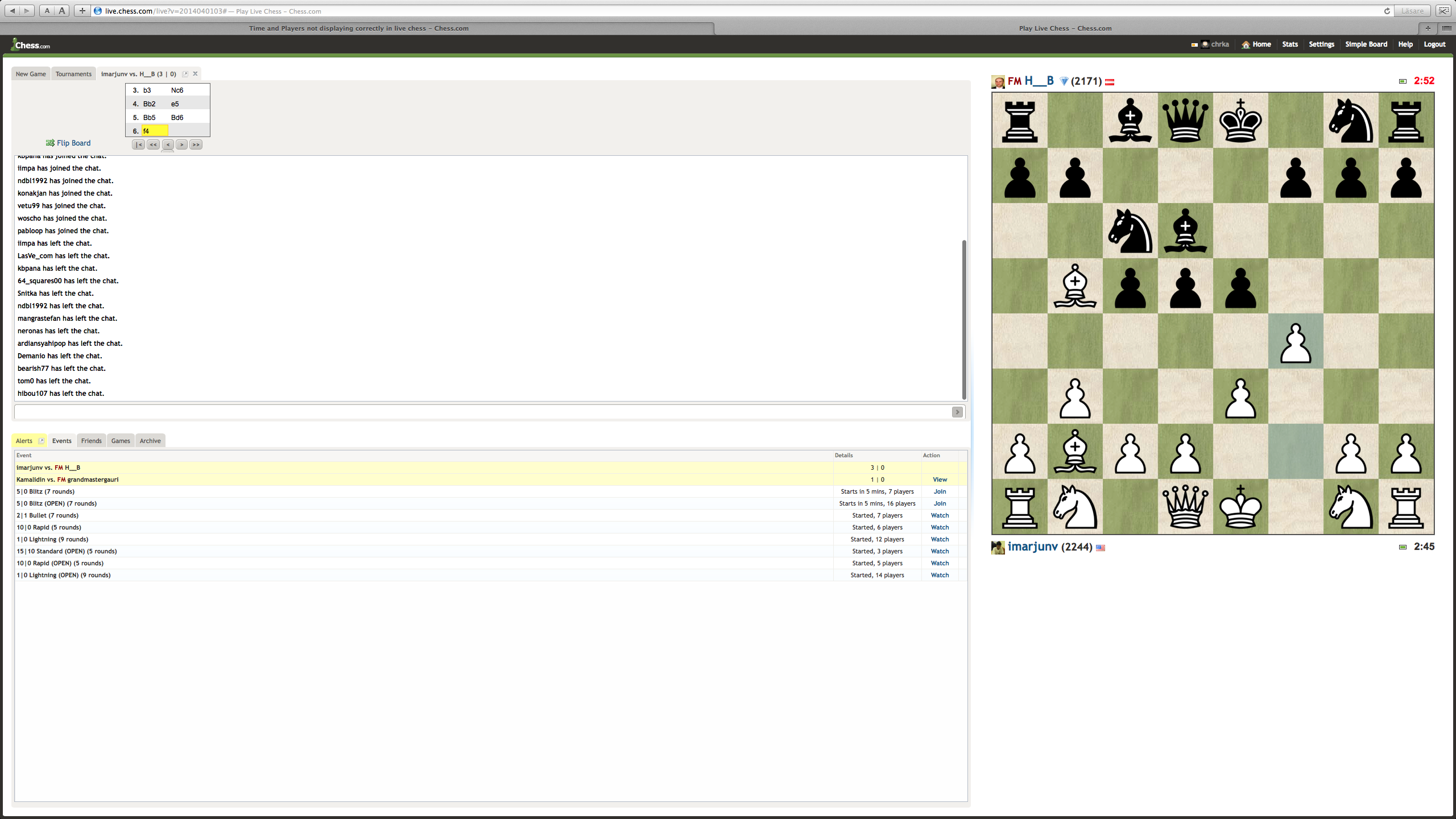 Analyze : not seeing players' names nor time when 175 % zoom - Chess Forums  