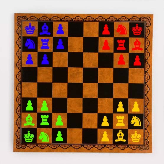 Quadro Chess & Draughts - 4 player