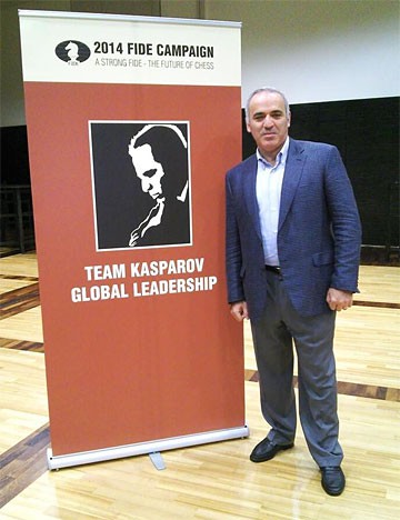 News Release: Kasparov Announces Candidacy and Team in Tallinn