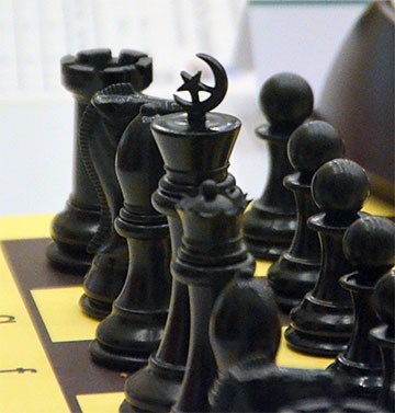 Muslim Half Moon And Star King Chess