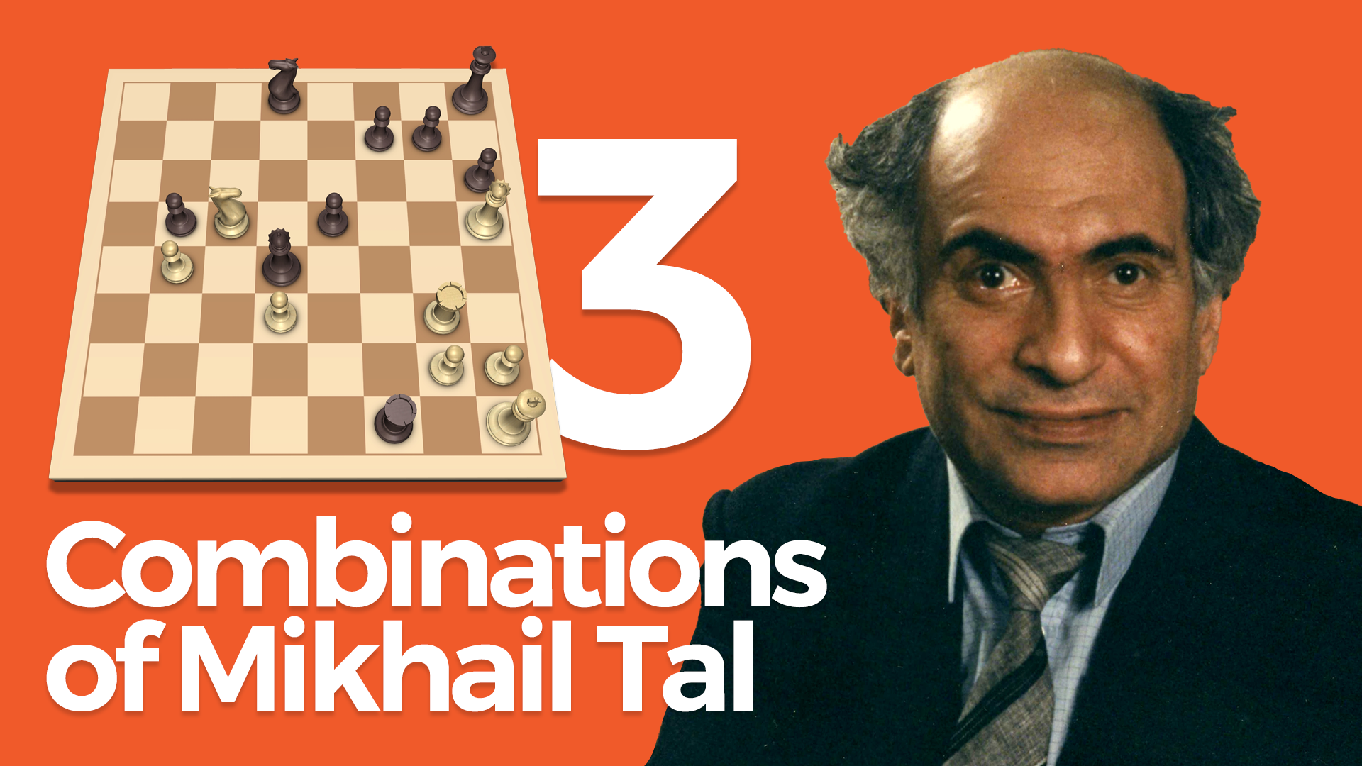 Mikhail Tal's Best Chess Games  Greatest Moves, Sacrifices