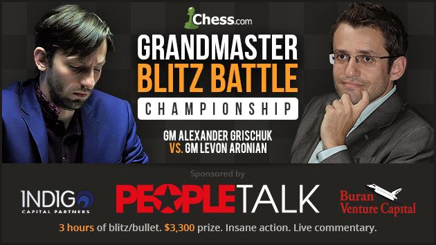 Aronian-Grischuk Blitz Battle Opener April 6: Once More We Play Our Dangerous Game