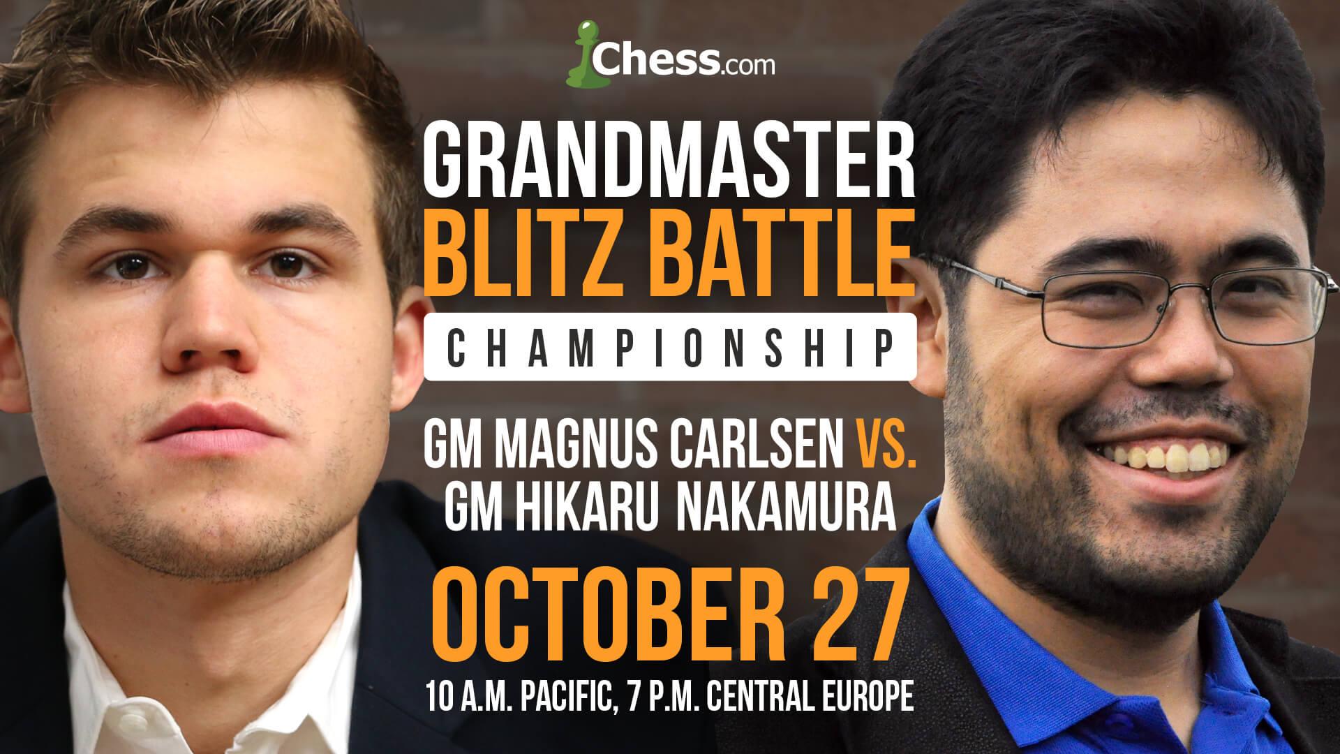 Chess.com - 🔝 Magnus Carlsen 💪 Hikaru Nakamura 👀 Wesley
