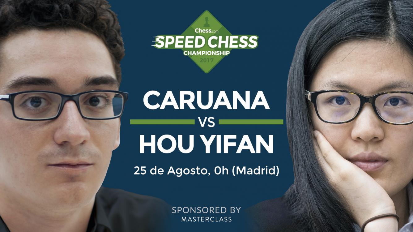 Speed Chess - Cómo ver el match entre Caruana y Hou Yifan