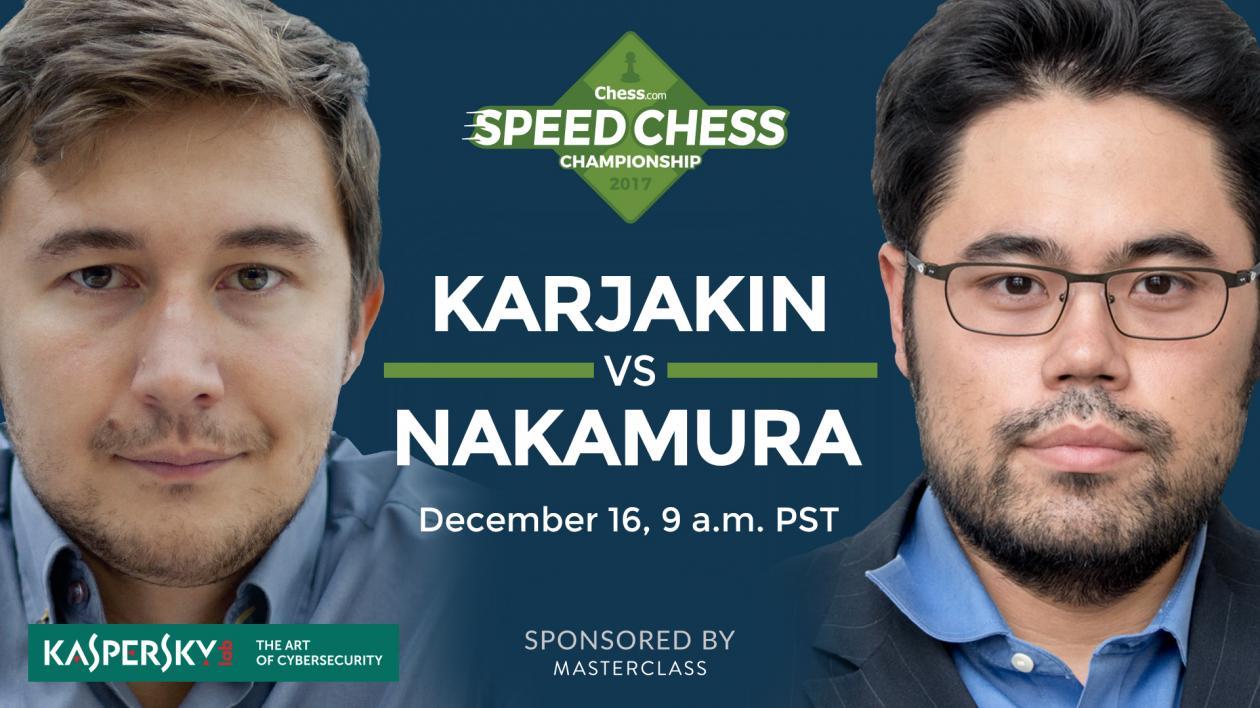 Come Vedere Sabato Karjakin vs Nakamura: Campionato di Speed Chess