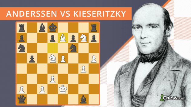 Clube de Xadrez da Unirio - A Imortal de Anderssen é provavelmente a  partida mais famosa da história do xadrez, disputada em 21 de junho de 1851  entre Adolf Anderssen, um dos