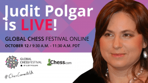 Play Judit Polgar In The Global Chess Festival Online!