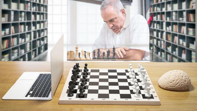 Agressividade entre homem e máquina  Kasparov x Deep Blue (1997) - Partida  05/06 
