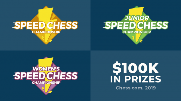 Séries do 2019 Speed Chess Championship | Informação Oficial