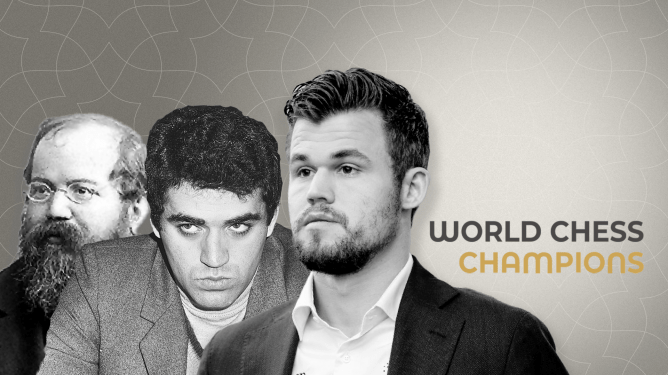 Όλοι οι παγκόσμιοι πρωταθλητές σκακιού