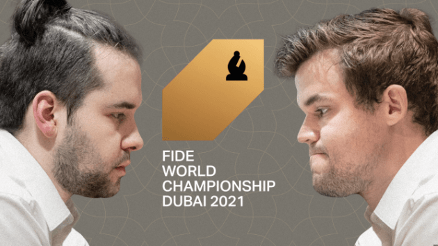 بطولة العالم للشطرنج 2021: كارلسن يفوز على نيبونياتشي 7.5-3.5