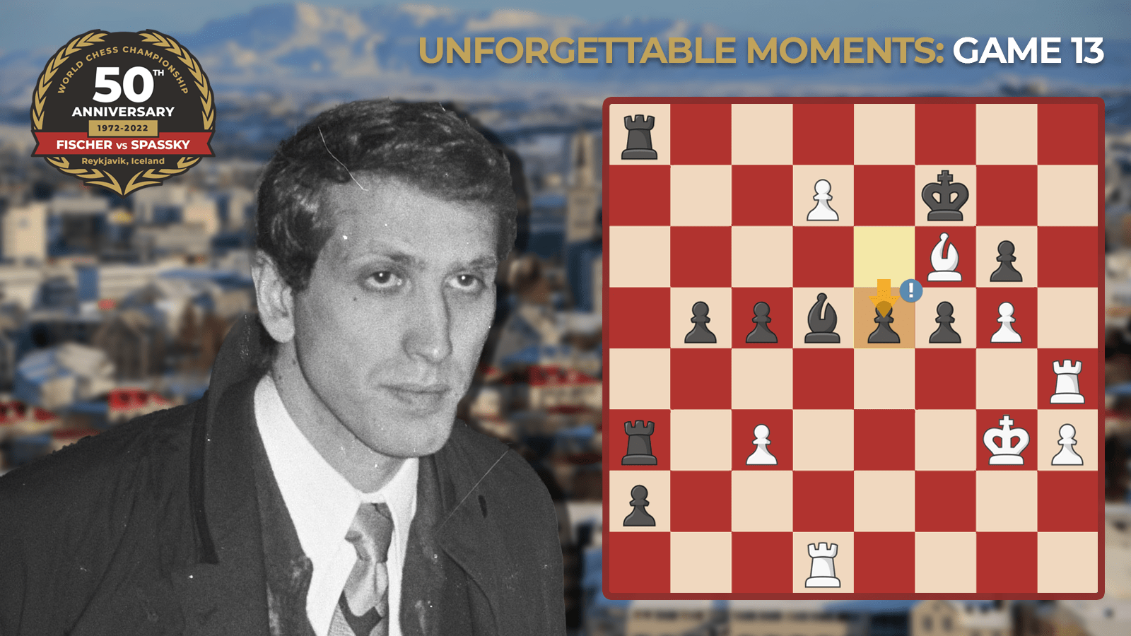Bobby Fischer Wins A Chaotic Brilliancy 