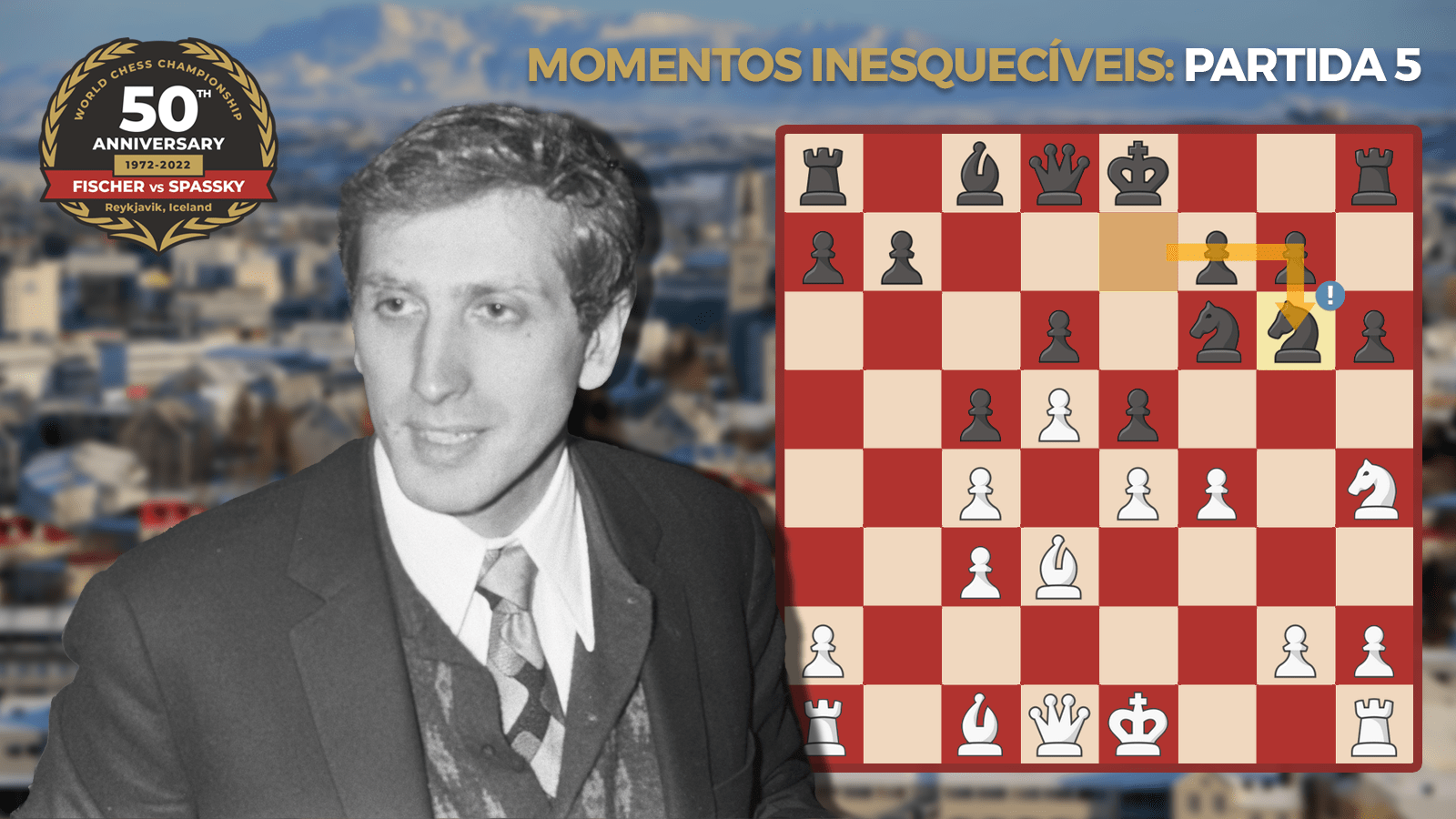 Bobby Fischer, se tornou o primeiro americano a conquistar um