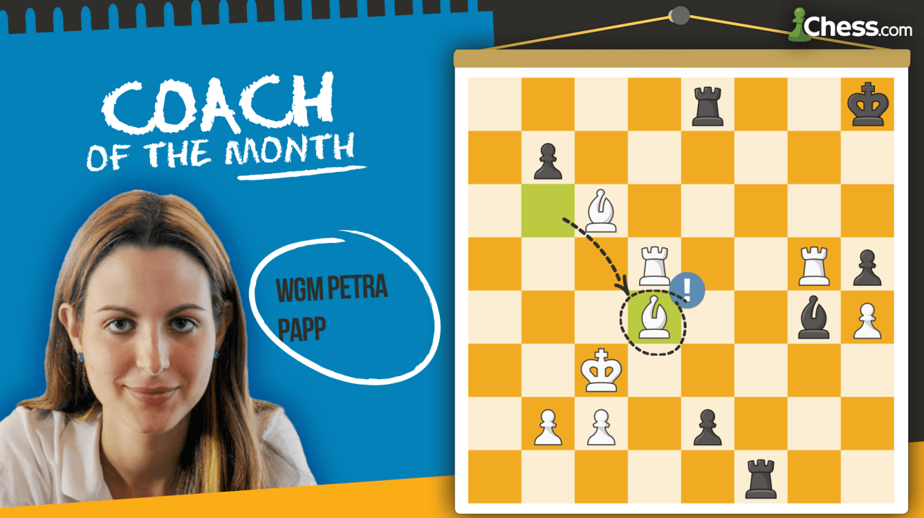 Coach Of The Month: WGM Petra Papp