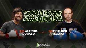 Annuncio: PiscopowerBurger Chessboxing Match