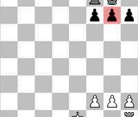 Attacking the g7 (g2) pawn