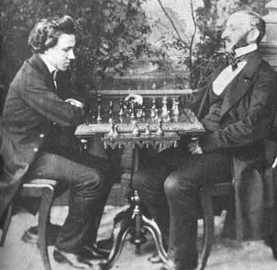 Opera Game (Chess) Paul Morphy VS. Duke Karl II of Brunswick and