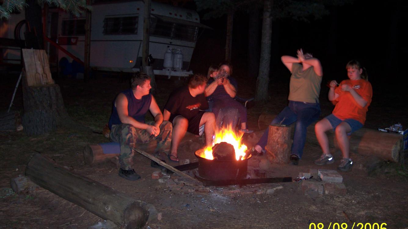 My Siblings Around the Campfire