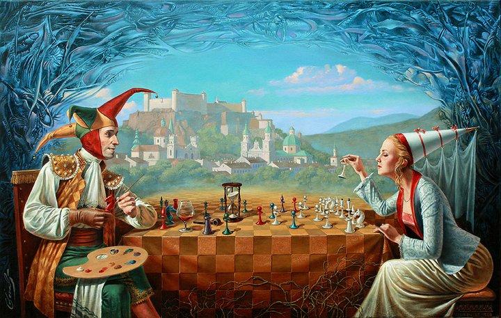 Chess Art by Cheval