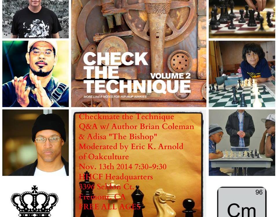 TONIGHT! HHCF Hosts Author Brian Coleman of Check The Technique Vol. 2 !!