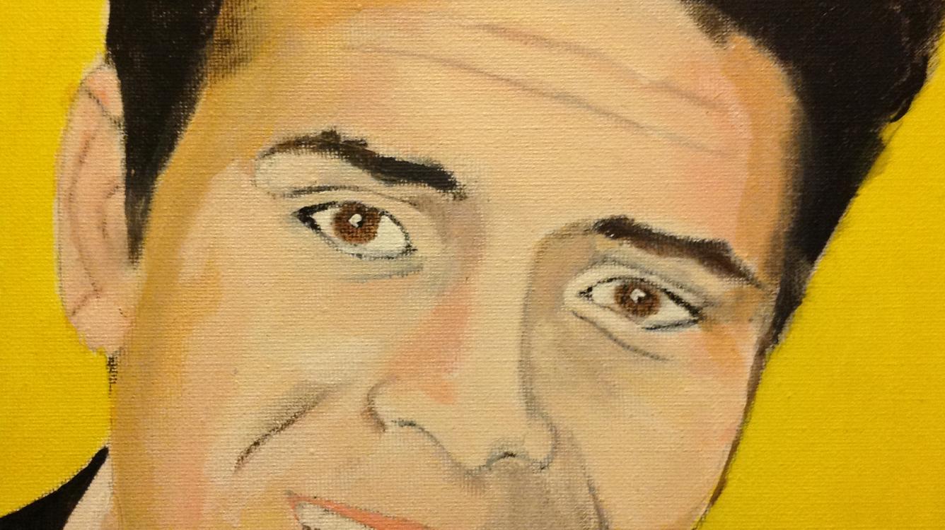 A portrait of Cliff Richard...