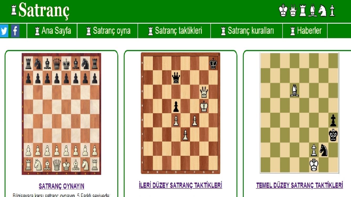 Yeni Türkçe satranç sitesi - Turkish chess website