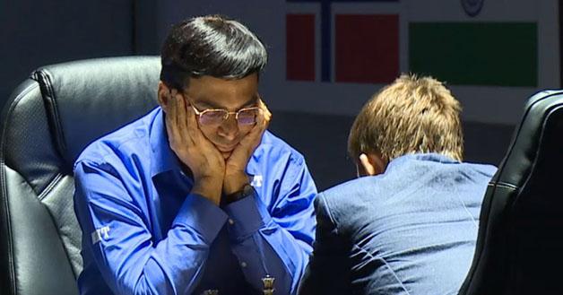 Anand - Carlsen - 2014 Campeonato Mundial - Round 3