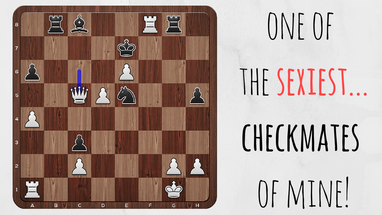One of the sexiest checkmates of mine! 2 minutes of fun :)
