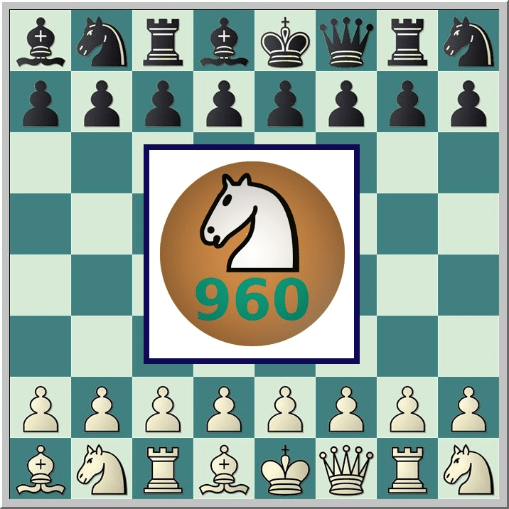 A crazy game of 960 chess ...