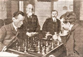 The First Lasker - Janowsky Match. 1909.