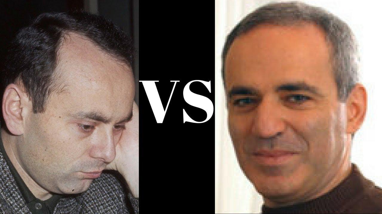 Garry Kasparov's Double Bishop Sacrifice drags the Black King to 3rd rank
