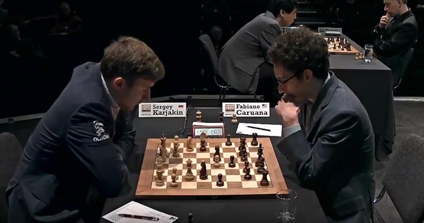 CARUANA Beat KARJAKIN With BLACK PIECES - London CHESS Classic 2017 Round 4