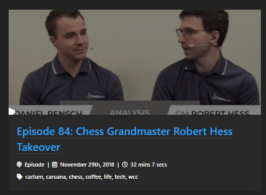 Final Thoughts On Carlsen vs Caruana From Robert And Me