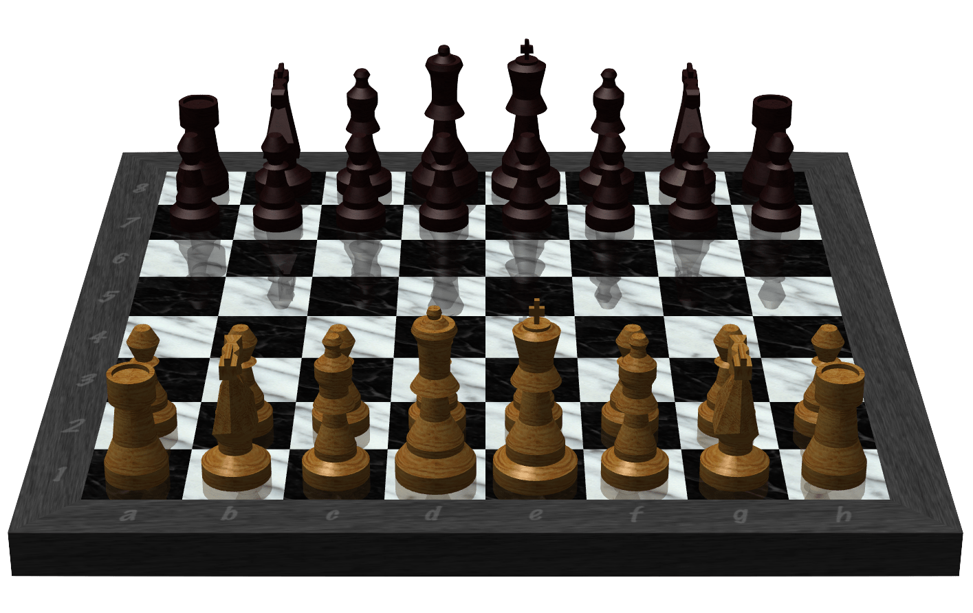Как стоят шахматы на шахматной доске фото