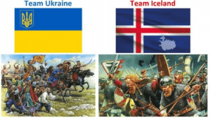 Викинги против Козаков! Исландия - Украина.