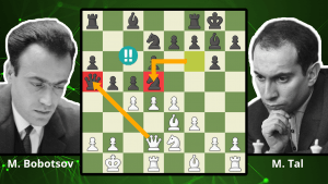 Tal Sacs Queen In The King's Indian - Bobotsov vs. Tal, 1958