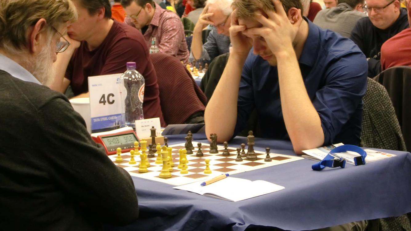 Day six at TATA Steel chess - I had to fight REALLY hard to draw this!