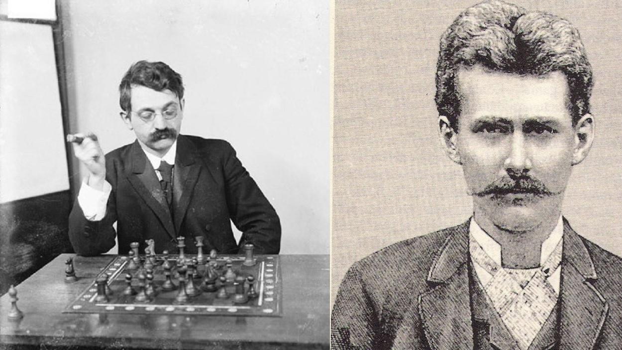 Lasker and Bauer. Two Beautiful Lines in Chess History.
