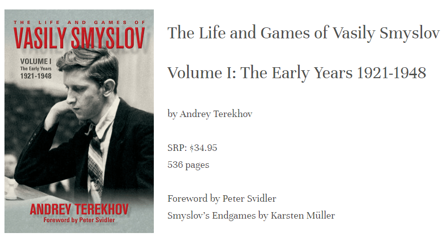 The Life and Games of Vasily Smyslov. Volume I