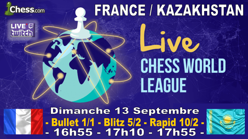 Jouez avec l’équipe de France Chess.Com ce dimanche