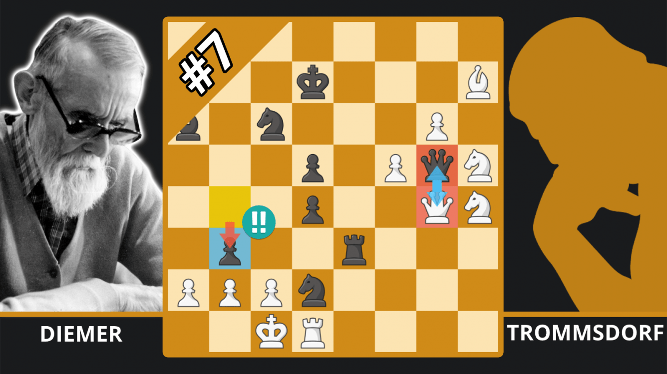 An INSANE Chess Move! - Best of the 70s - Diemer vs. Trommsdorf, 1973