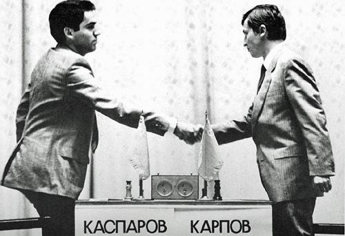 POSTER ANATOLY KARPOV VS KASPAROV 1985 MOSCOW WORLD CHESS CHAMPIONSHIP 