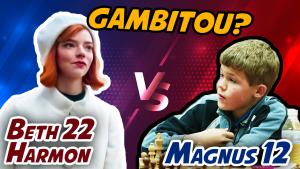 Beth Harmon gambitando muito contra o Menino Carlsen | Gambito da Rainha [dá certo isso???]