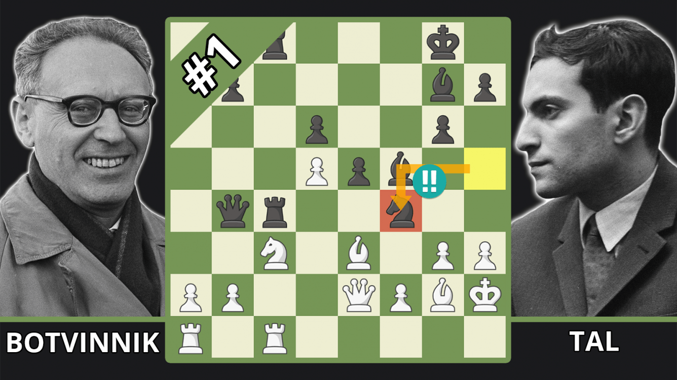 Mikhail Tal's Greatest Game! - Best of the 60s - Botvinnik vs. Tal