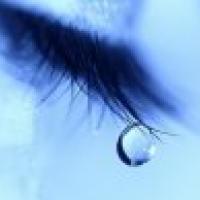 Woman 's tear..