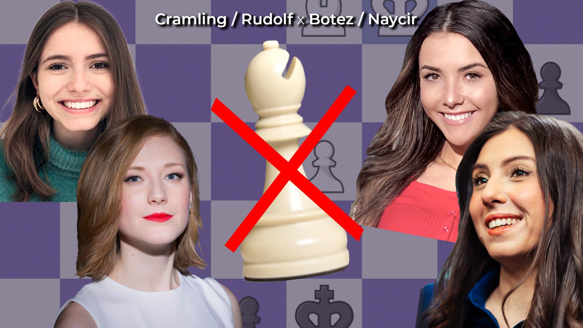 Andrea Botez Carried Me in a Chess Match vs. IM Anna Rudolf and WFM Anna  Cramling 