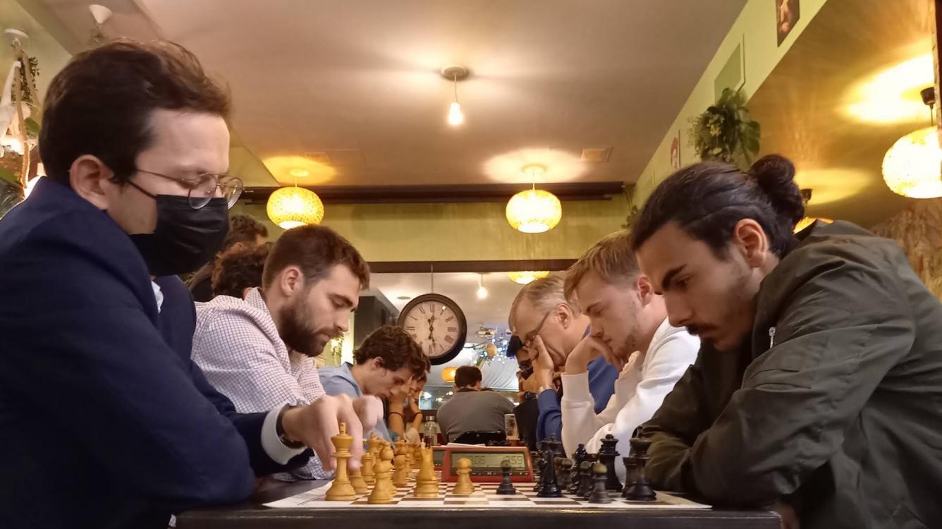Chess in a bar