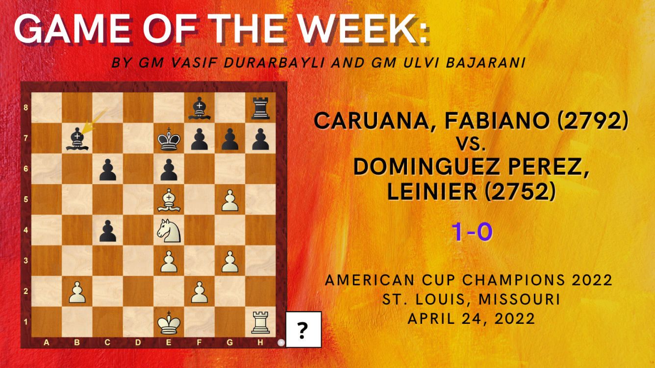 Game of the Week XVII- Caruana,Fabiano (2792) - Dominguez Perez,Leinier (2752)